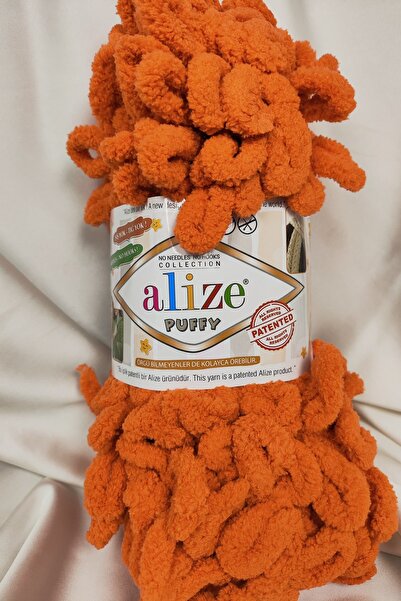 Alize Puffy Portakal Fir de tricotat manual 100gr. 9mt. Pachet de 5 - Culoare: 6