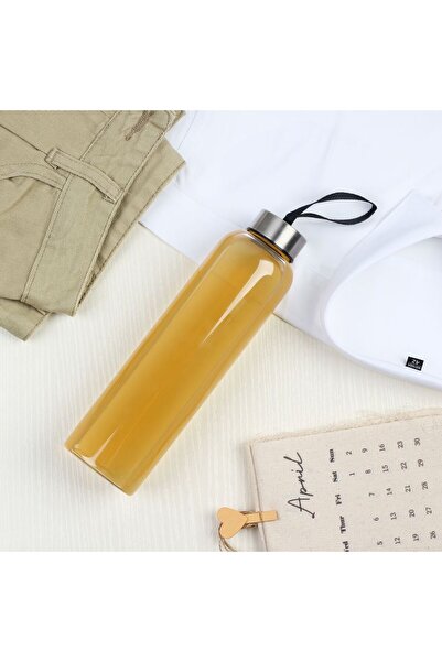 Danube Home Danube Essential 2 Piece Borosilicate Glass Sport Bottle 600mlHcm...