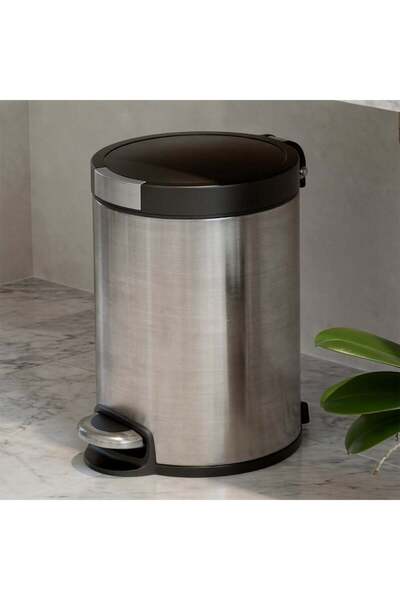 EKO 5L Artistic Step Bin, Matt Finish, Waste Bin, Waste Bin For Home Use