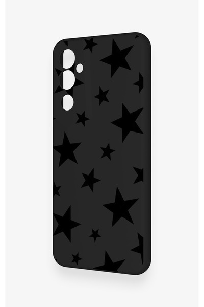 Vip Case Tecno Pova Neo 2 Uyumlu Siyah Star Desenli Silikon Kılıf