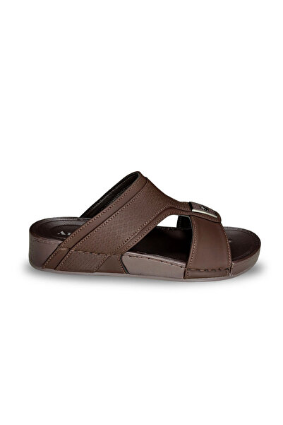 Huskswear Comfortable Home Slippers, Coffee Color, Size 41, Model Mg113