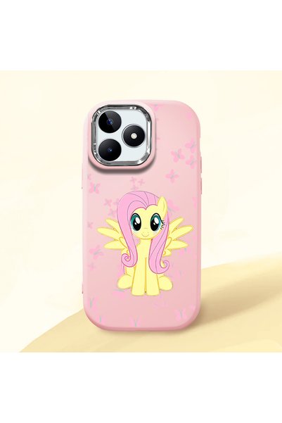 ucuc Realme Note 50 Compatible Shock Absorbing Camera Protected Pink Silicone...