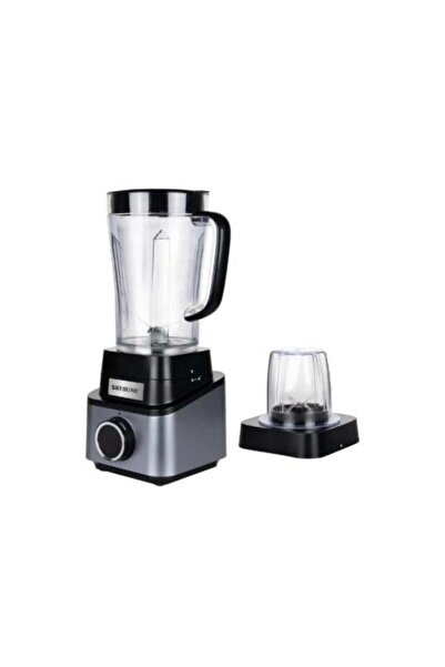 rebune Electric Blender and Spice Grinder 1.5 Liter - Silver / Black