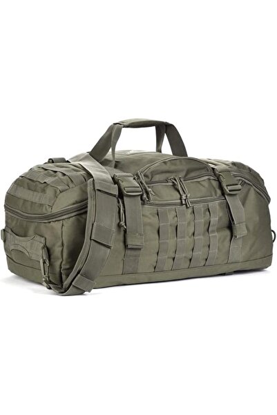 GENERAL Hiking Black Nylon Adult Medium Size 45L Waterproof Duffel Bag with S...