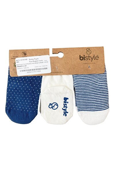 Bistyle 3-Piece Polka Dot Non-Slip Socks 10108