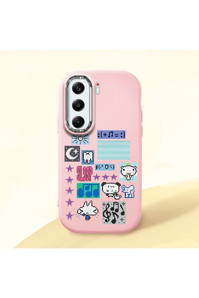 ucuc Pink Silicone Case Compatible with Tecno Camon 40 Pro 5g (Cm7) with Shoc...