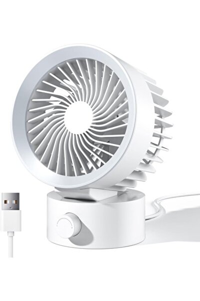 Morvena Picks Ventilator USB de birou - Control continuu al vitezei - Flux de...