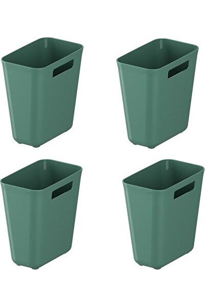 Morvena Picks Pachet de 4 cutii de depozitare pentru articole mici, autoadezi...