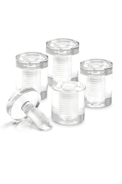 Morvena Picks Kit - Kit de montare acrilic transparent - 25 mm x 25 mm - Mont...