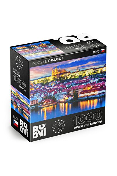 Roovi Puzzle Praga, Republica Cehă – Puzzle pentru adulți 1000 piese – Descop...