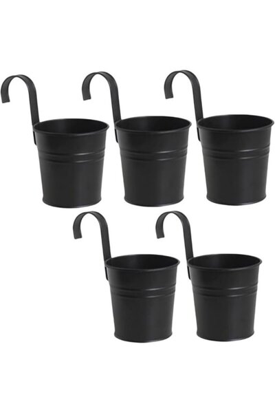 Morvena Picks Ghivece metalice suspendate - Pachet de 5 - Decorare pentru bal...