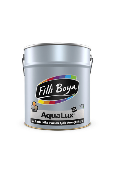 Filli Boya AQUALÜX SU BAZLI ÇOK AMAÇLI PARLAK BOYA ( AHŞAP, METAL, SERAMİK, F...