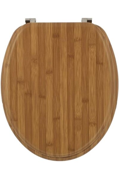 GENERAL Ten Dance-18 Inch Molded Wood Toilet Seat with Stainless Steel Fixing...