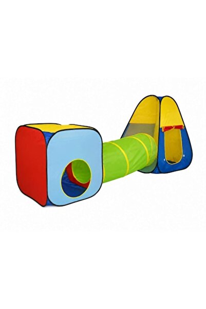 Piccolino Cort de joacă pentru copii cu tunel, 280 x 80 x 100 cm