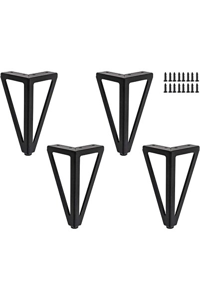 Morvena Picks piese picioare de mobilier, picioare de masă metalice, 15 cm ne...