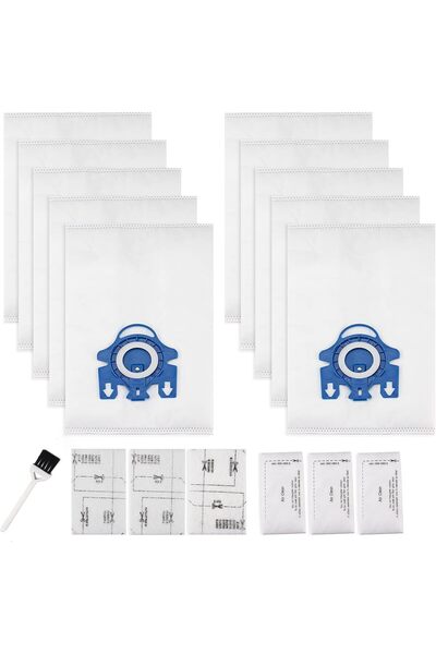 Morvena Picks 10 saci 3D Airclean pentru a înlocui sacii de aspirator Miele G...