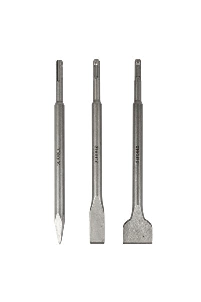DETOOLZ Set of 3 chisels 250mm SDS+,