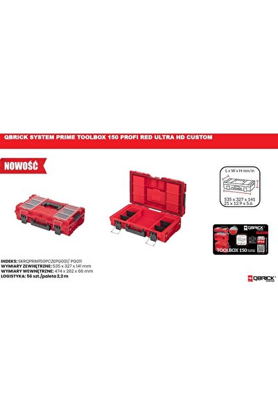 PATROL QBRICK SYSTEM PRIME TOOLBOX 150 PROFI - SKRZ N6724