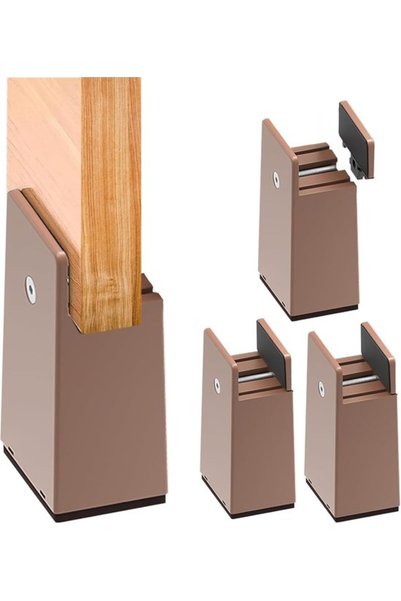 Morvena Picks Set de 4 piese de 10 cm reglabil pentru picioare pentru picioar...
