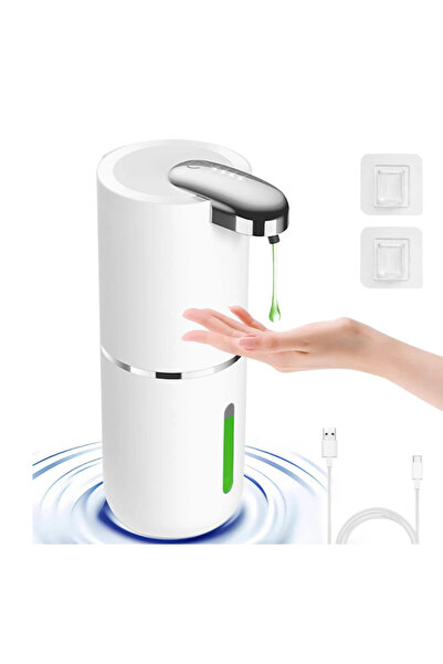 OEM Dispenser Automat de Sapun Lichid 380ml, Alb, Dozator Touchless, cu senzo...