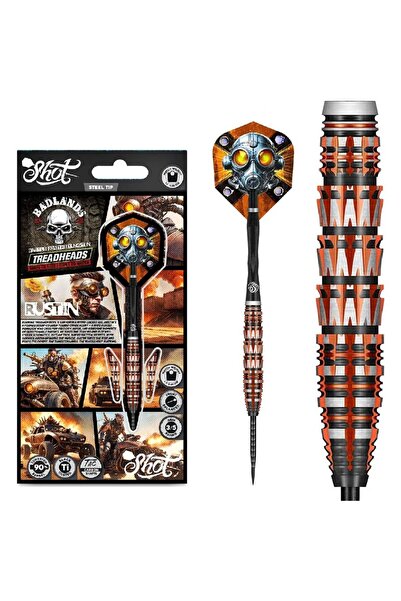 Shot Badlands Rustin % 90 Tungsten Çelik Uçlu Dart Oku