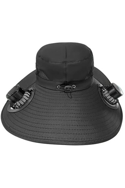 Morvena Picks Pălărie cu ventilator solar - Pălărie de soare cu ventilator - ...