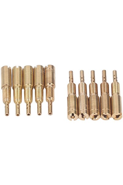 Morvena Picks Carburator Pilot Slow Jet Kit, 10 bucăți, 15-25 30-40 metal pen...
