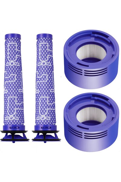 Morvena Picks Set XL de filtru HEPA pre- și post potrivit pentru Dyson V7 și ...