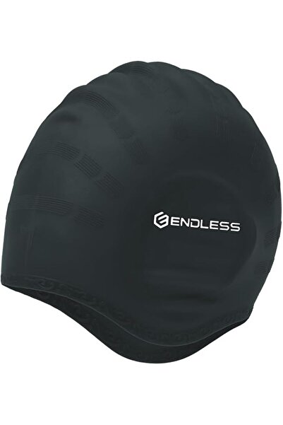 Endless Technology قبعة سباحة مريحة من السيليكون طراز EL1023 من Endless مع جي...
