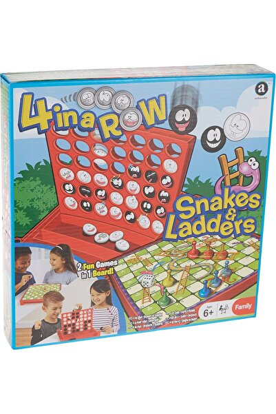 Ambassador 4-in-a-row & Snakes and Ladders Combo