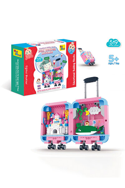 Ogi Mogi Toys By Styli Pink Wonder Travel Luggage Toys, 519 Pieces