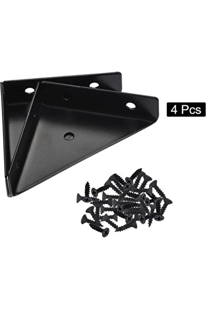Morvena Picks Set de 4 piese de unghiuri din oțel laminat la rece de 66x66 mm...