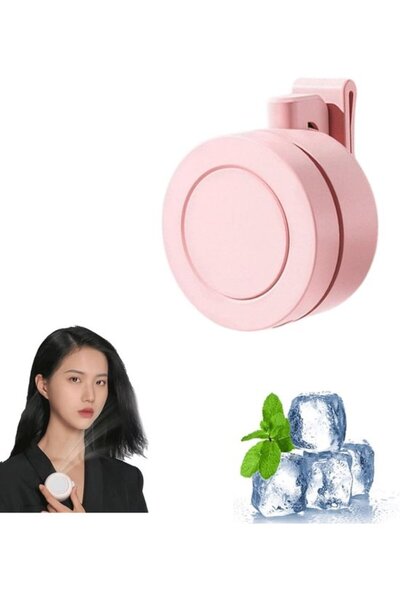 Morvena Picks Mini ventilator cu clips, portabil, silențios, fără lame, cu tr...