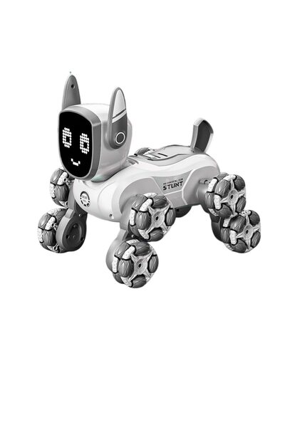 DealsReall Remote Control Toy Robot – 8WD, 10 Automatic Movements, 4 Sets of ...