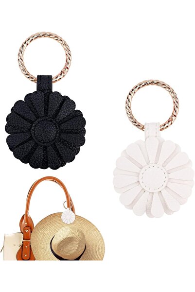 Morvena Picks 2 cleme magnetice pentru pălării de călătorie, design floral, a...