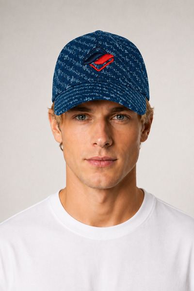 ICONE BAG Men's Denim Hat, Washable Denim Hat
