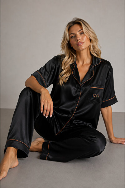 Generic Brand Cherryqueen Satin Pajama Set