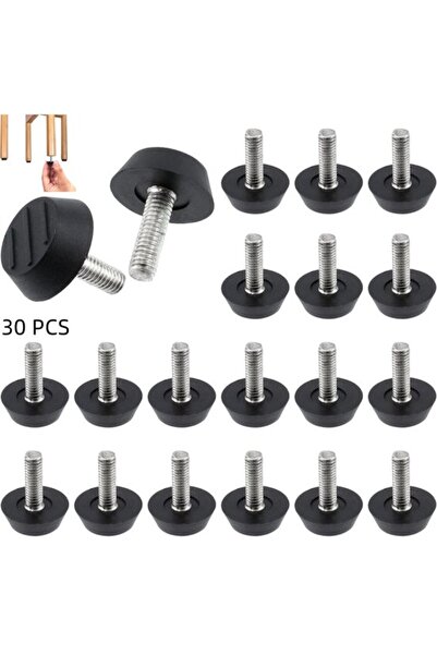 Morvena Picks Pachet de 30, Picioare de nivelare a mobilierului cu filet M6, ...