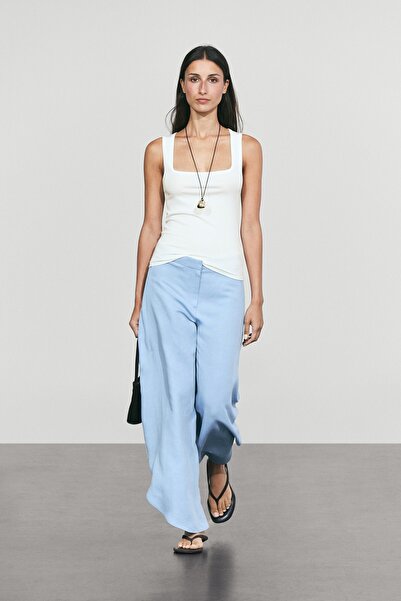 Massimo Dutti Kare yaka üst