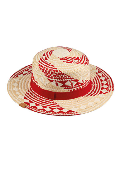 Nordbron Orkney Hasır Şapka Straw Hat Tokalı Yazlık Şapka