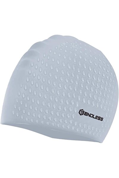 GENERAL Comfortable Bubble Design Silicone Swimming Cap Elastic Waterproof Sw...