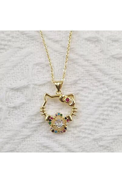 Heda Jewelry قلادة هالو كيتي - قلادة قطة لطيفة بتصميم سانريو
