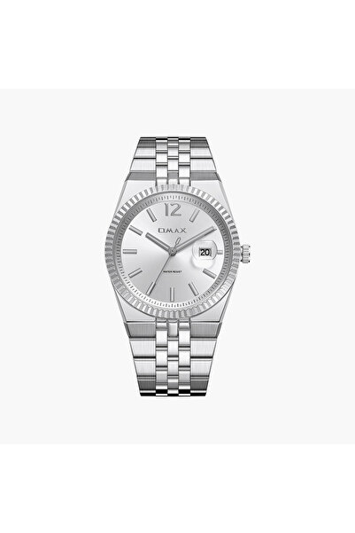 Omax Men's Analog Round 40 MM Metal Clasp Watch | SQ-DD001P33I1