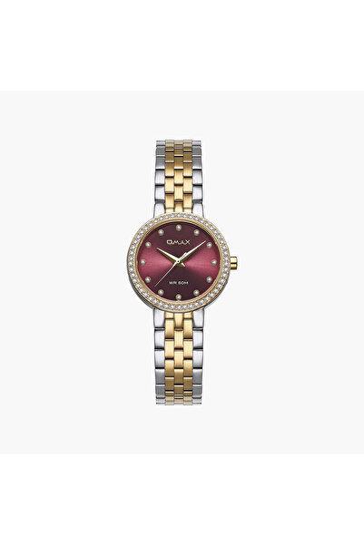 Omax Women's Analog Round 30 MM Metal Closed Band Watch | 00ASS012T015