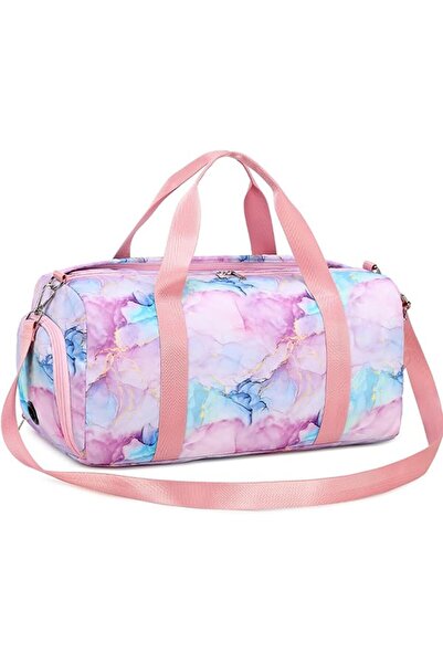 GENERAL Dance Gymnastics Ballet Duffel Bag with Shoe Compartments and Wet Poc...