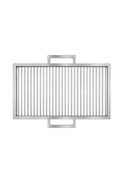 Depo Ανοξείδωτη σχάρα 800 x 400 χιλ., μπάρα 6 χιλ., σταθερές λαβές - Τυπική