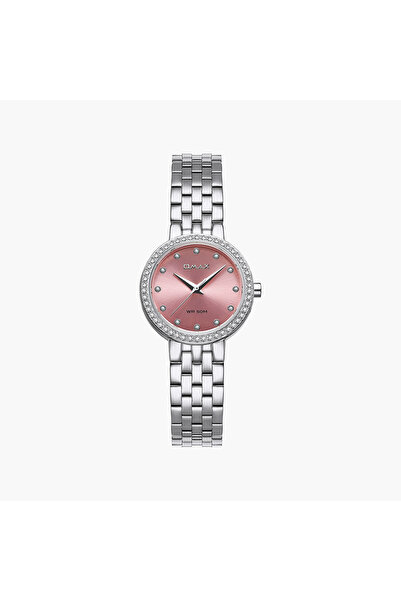 Omax Women's Analog Round 30 MM Metal Closed Band Watch | 00ASS012S005