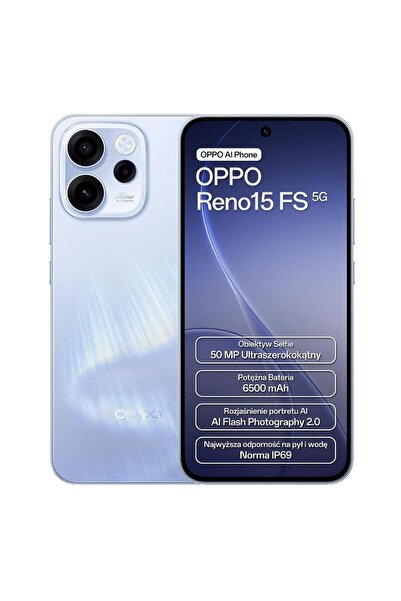 OPPO Reno15 FS Smartphone, Snapdragon 6 Gen 1, 6.57-inch AMOLED, 8GB RAM, 512...