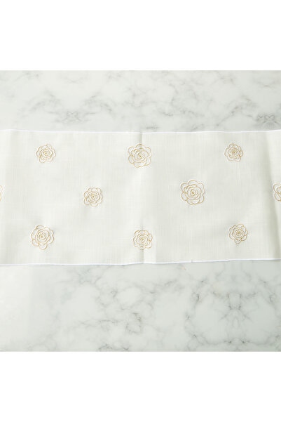 Lifestyle Embroidered Rose Table Runner - 33x180 cms