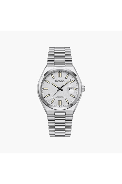 Omax Men's Analog Round 42 MM Butterfly Buckle Watch | 00PSD001S002